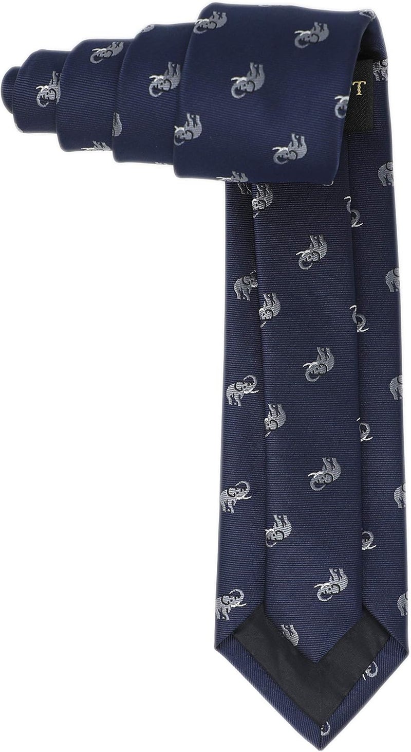 MENDEPOT Animal Pattern Necktie With Gift Box Sea Animal Pattern Tie Father's Day Birthday Gift Tie - Image 3